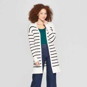 Striped cardigan